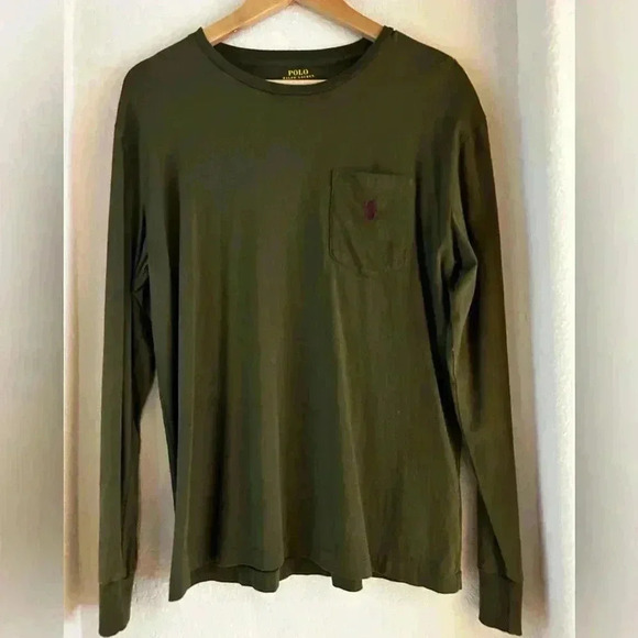 Polo Ralph Lauren Long Sleeve Pocket Tee - Picture 2 of 5